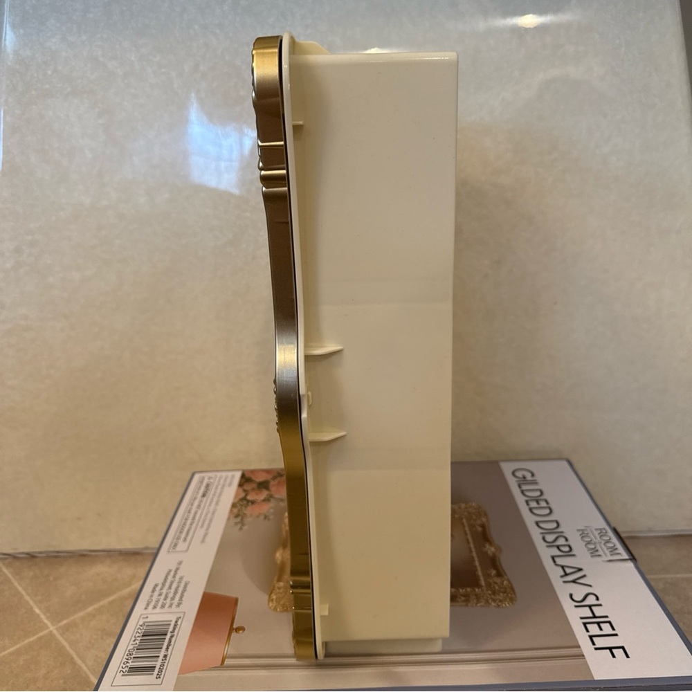 TikTok Viral Room2Room Five Below Gilded Display Shelf Gold Vanity Cabinet - Picture 10 of 16